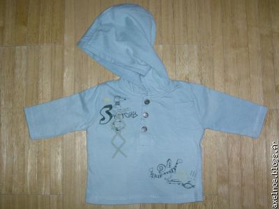 Maillot à capuche : 2 euros